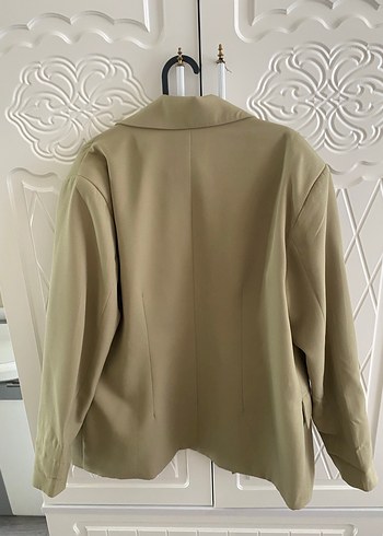Trendyol & Milla Haki Düğmeli Midi Kadın Blazer Ceket Trendyol