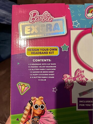  Beden çeşitli Renk Barbie taç yapım seti