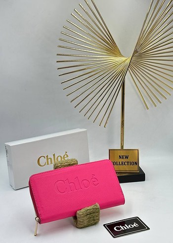 Chloé Pembe Kadın Deri Cüzdan