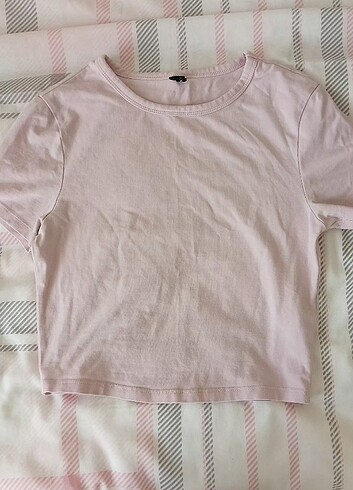 defacto basic pembe t-shirt