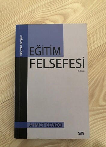 Eğitim felsefesi ahmet cevizci