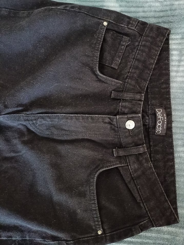 Defacto siyah mom jean pantolon - Görsel 2