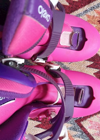 Decathlon Pembe-Mor Kız Çocuk Pateni - Görsel 2