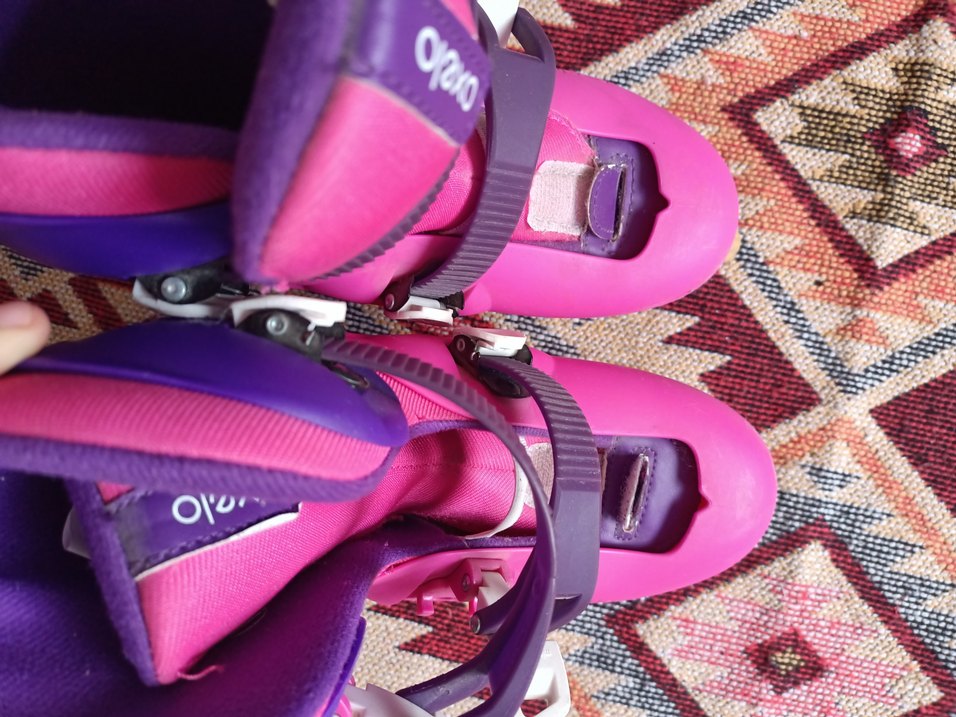 Decathlon Pembe-Mor Kız Çocuk Pateni - Görsel 2