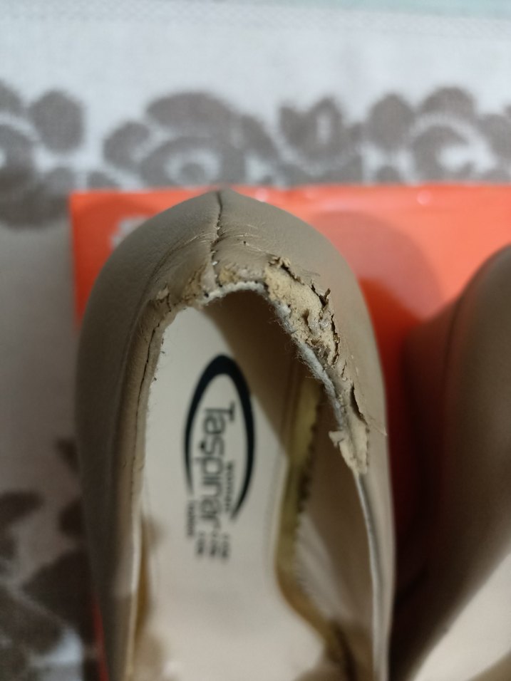 Bej Kadın Dolgu Topuklu Ayakkabı - Görsel 3