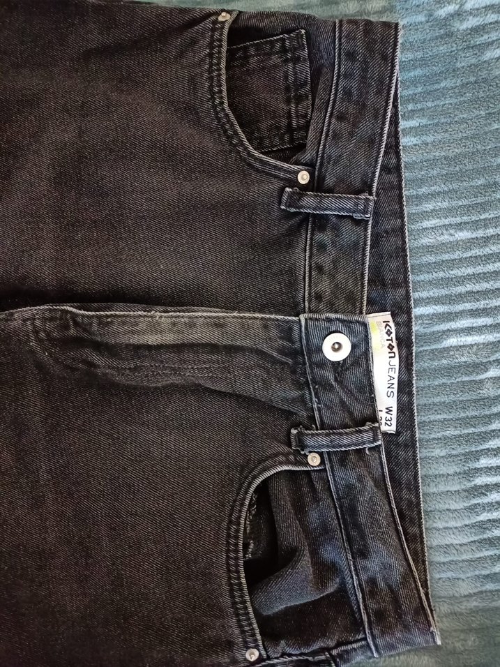 Koton Siyah Wide Leg Pantolon - Görsel 2