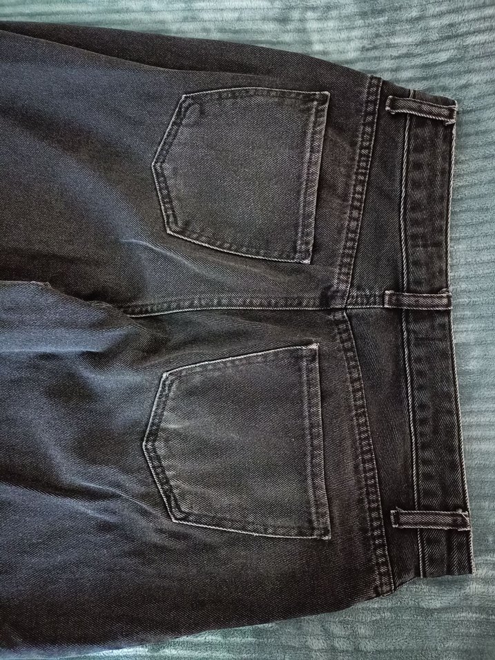 Koton Siyah Wide Leg Pantolon - Görsel 4