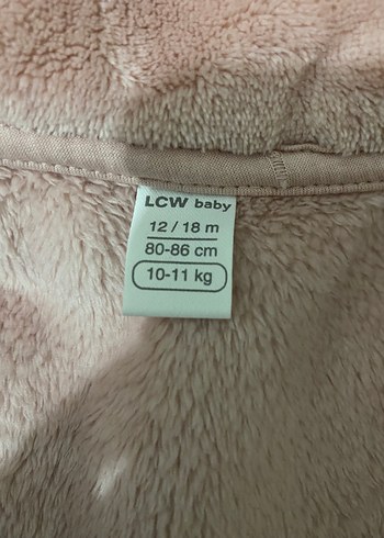 LC Waikiki Kız Çocuk Pembe Kürk Detaylı Ceket