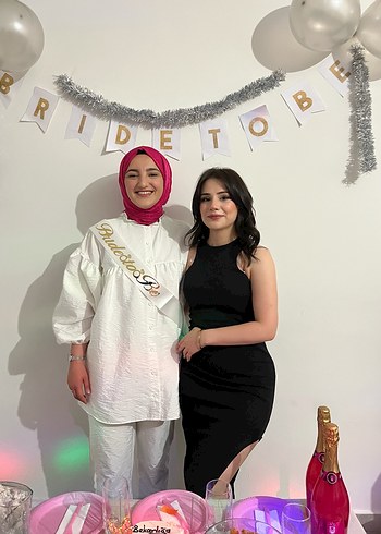 Siyah halter yaka Maxi günlük Elbise - Görsel 2