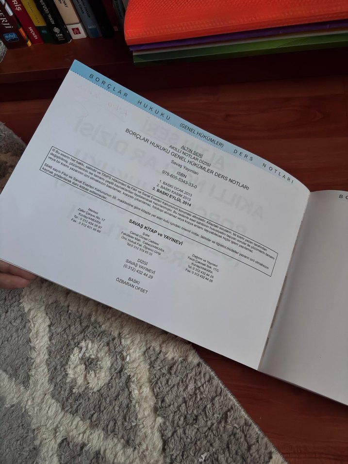 Borçlar Hukuku Ders Notları - Altın Seri - Görsel 5