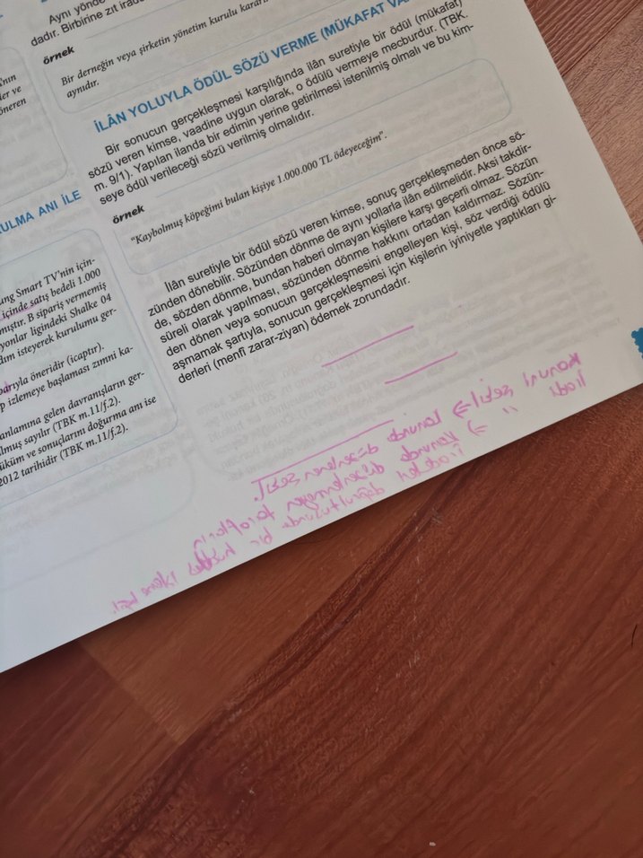 Borçlar Hukuku Ders Notları - Altın Seri - Görsel 3