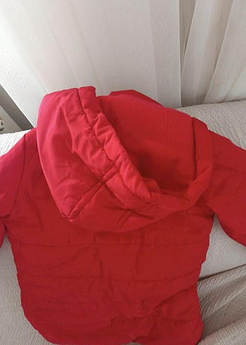 Kırmızı Erkek Çocuk Fermuarlı Mont - Görsel 5