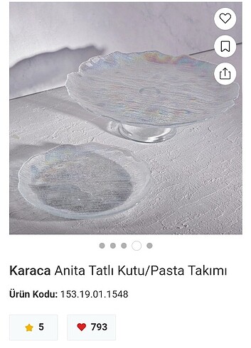 Karaca Karaca 7 Parça Tatlı/Pasta Seti