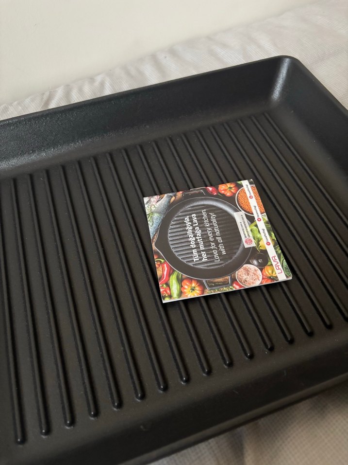 Lava Dikdörtgen Siyah Izgara Tavası 26*32 cm - Görsel 2