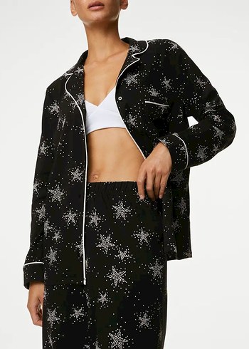Marks Spencer Yıldızlı Pijama Takımı