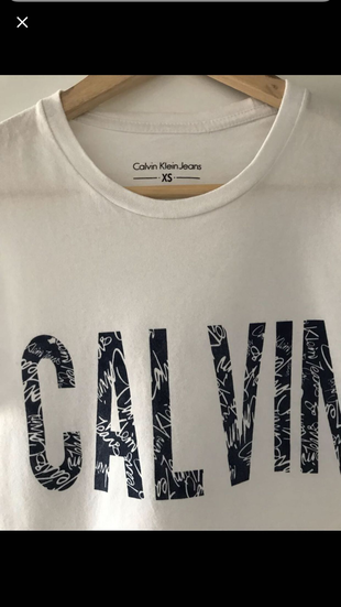Calvin Klein Beyaz Tshirt