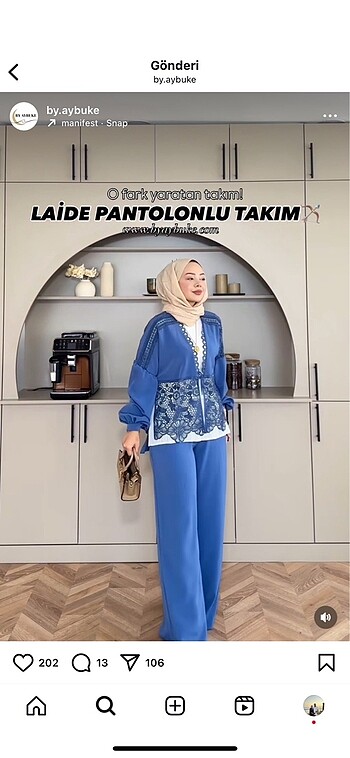Zara Laide pantolondaki takım