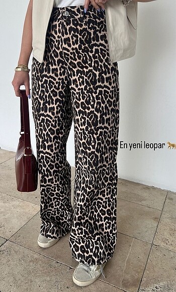 Zara Leopar desen pantolon