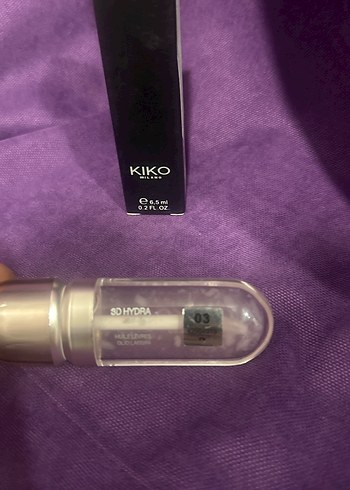 KIKO 3D Hydra Parlak Altın Ruj - Görsel 2