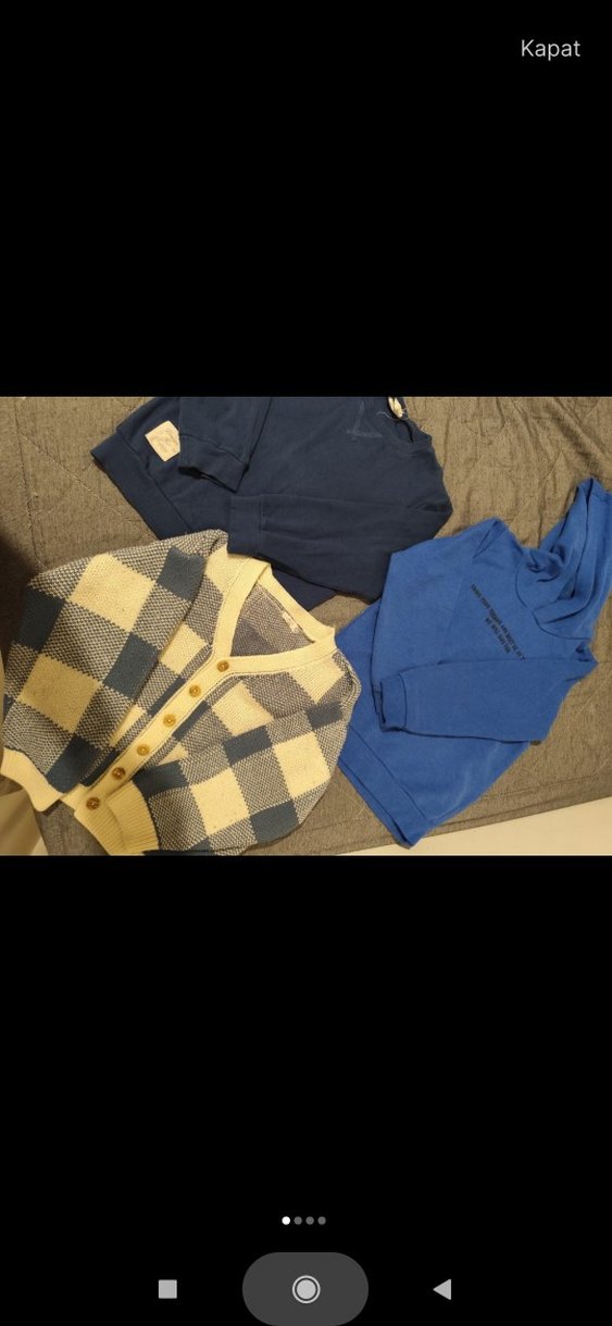 Gri Erkek Uzun Kollu Sweatshirt - Görsel 3