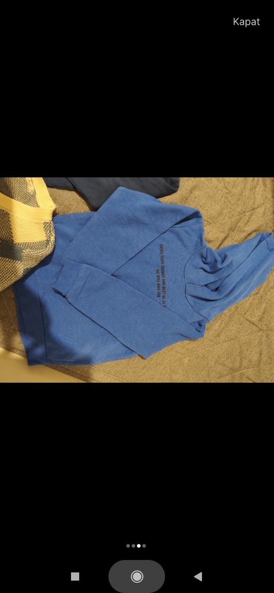 Gri Erkek Uzun Kollu Sweatshirt - Görsel 2