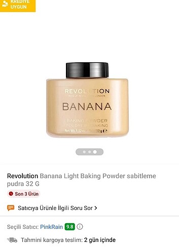  Beden Renk Revulation luxury banana powder 