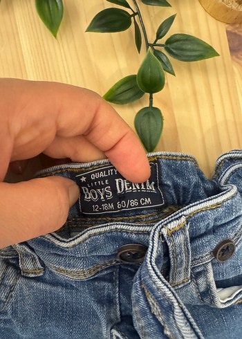 Mavi Erkek Çocuk Denim Pantolon - Görsel 2