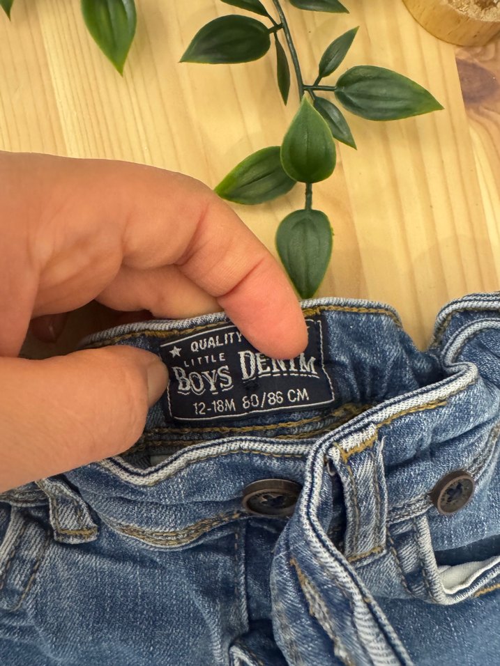 Mavi Erkek Çocuk Denim Pantolon - Görsel 2