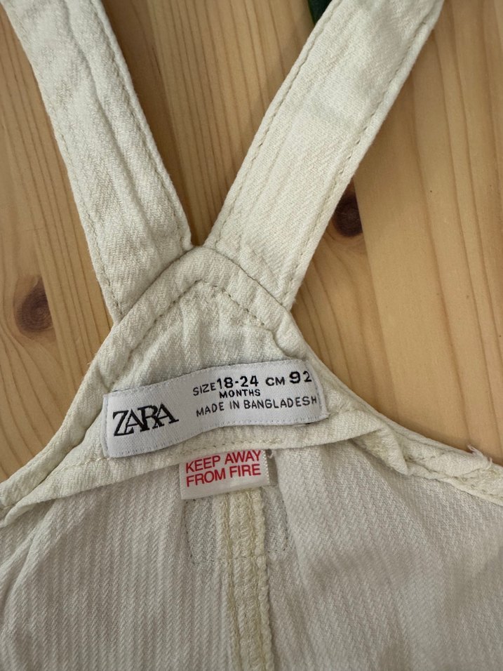 Beyaz Pamuklu Erkek Çocuk Tulum - Görsel 2