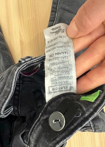 Erkek Çocuk Gri Kot Pantolon - Görsel 3