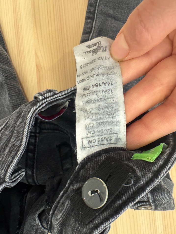 Erkek Çocuk Gri Kot Pantolon - Görsel 3