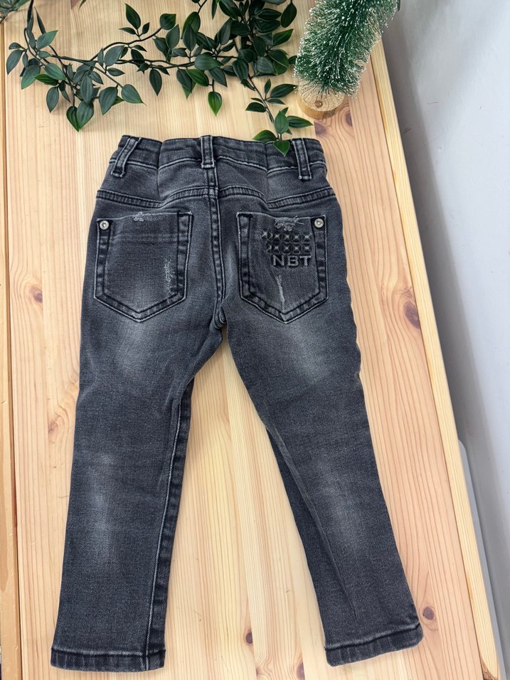 Erkek Çocuk Gri Kot Pantolon - Görsel 2