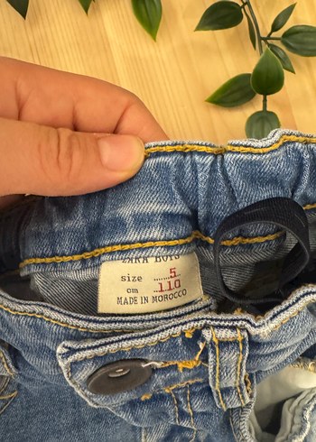 Erkek Çocuk Renkli Tie-Dye Denim Pantolon - Görsel 3
