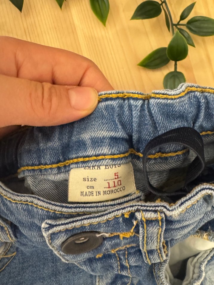 Erkek Çocuk Renkli Tie-Dye Denim Pantolon - Görsel 3