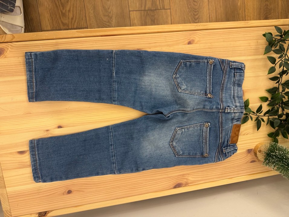 Erkek Çocuk Gri Mavi Kot Pantolon - Görsel 3