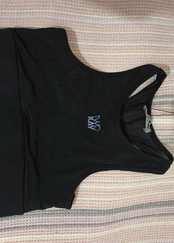 Siyah Mini Spor Atlet ve Tayt Takımı - Görsel 5