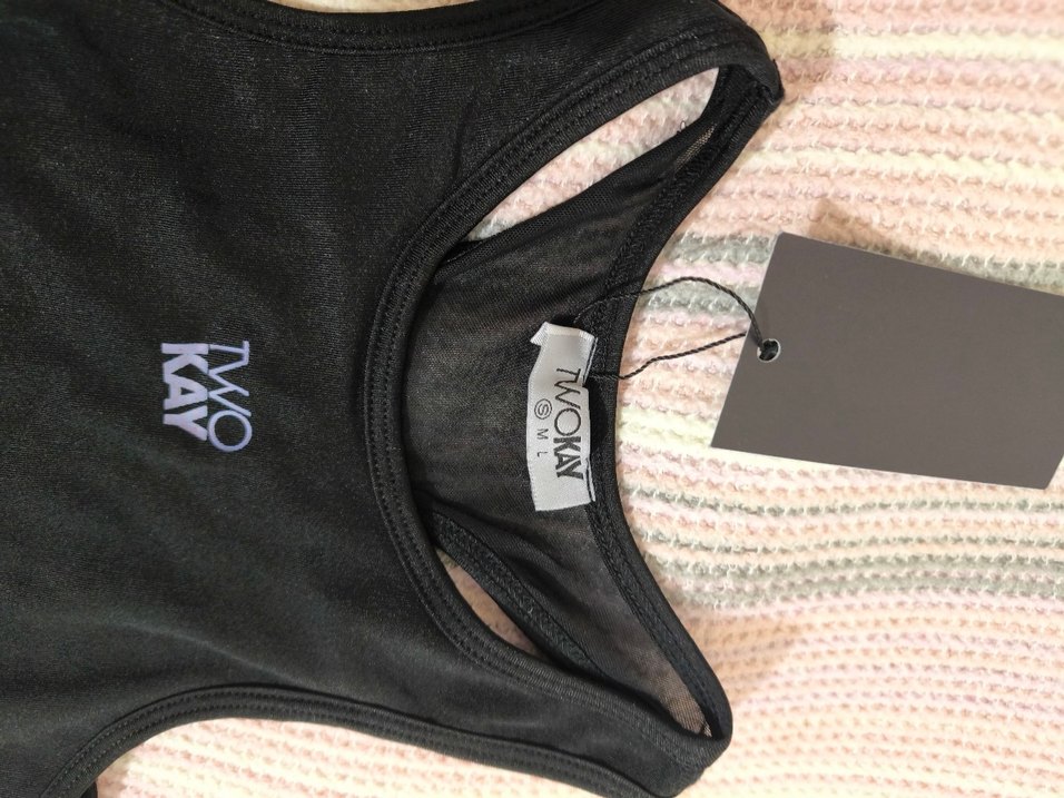 Siyah Mini Spor Atlet ve Tayt Takımı - Görsel 4