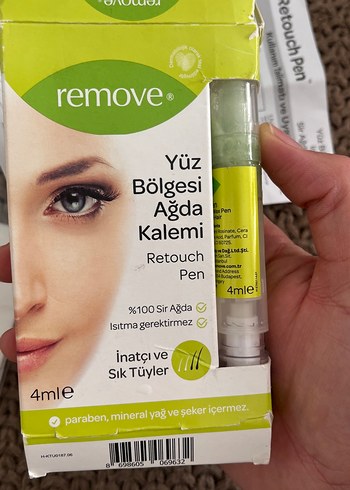 Beden Renk Yüz Bölgesi Sir Ağda Kalemi remove Pen