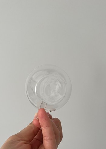 Şeffaf Cam Kulplu Bardak - Görsel 2