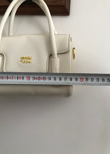 Beyaz Deri Kadın El Çantası - Görsel 2