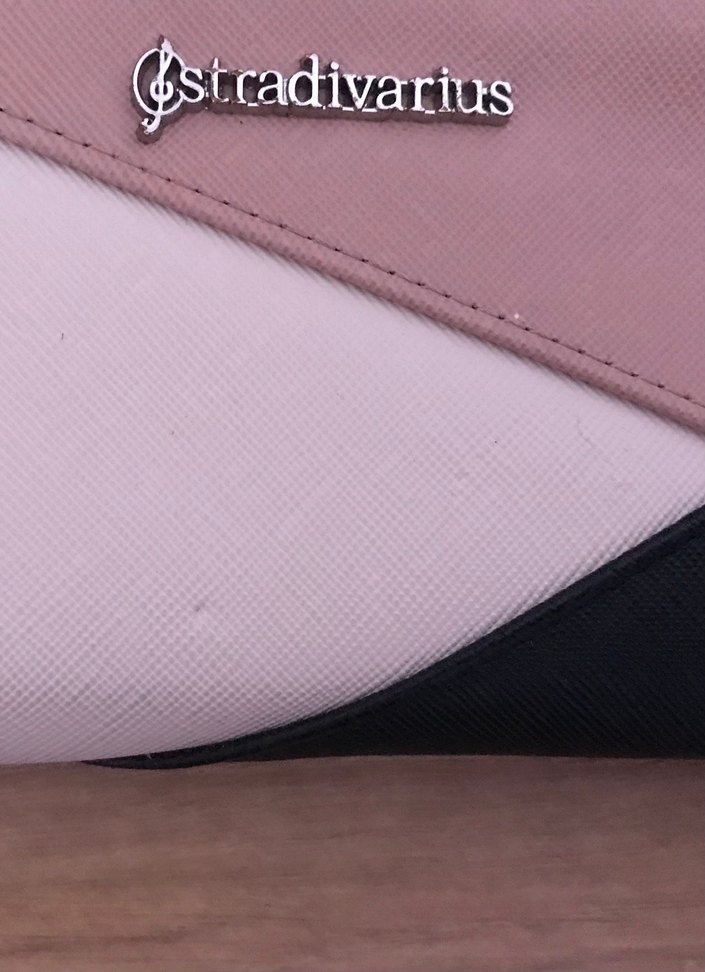 Stradivarius Pastel Renkli Kadın Fermuarlı Clutch Cüzdan - Görsel 2