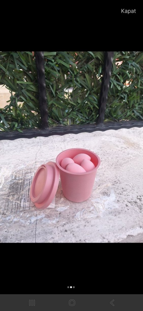 10 ADET MİNİ MAKYAJ SÜNGERİ - Görsel 2