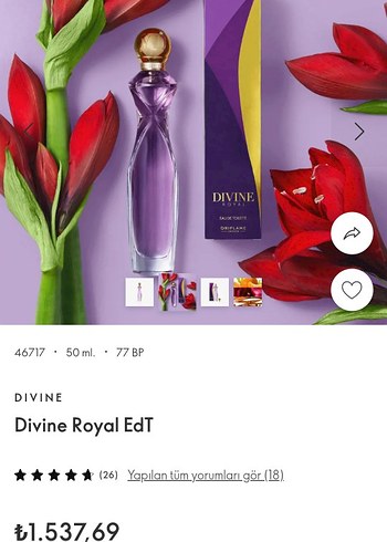 Beden Divine Royal EdT Kadın Parfümü 50 ml