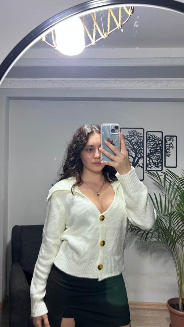 ŞAL YAKA BEYAZ HIRKA - Görsel 5