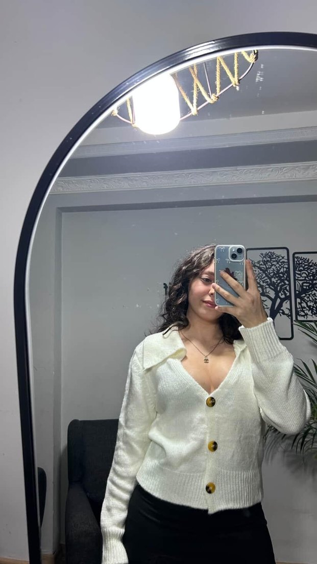 ŞAL YAKA BEYAZ HIRKA - Görsel 3