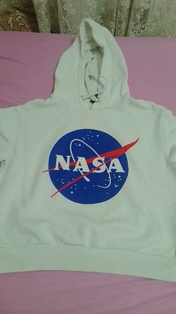 NASA beyaz sweatshirt 