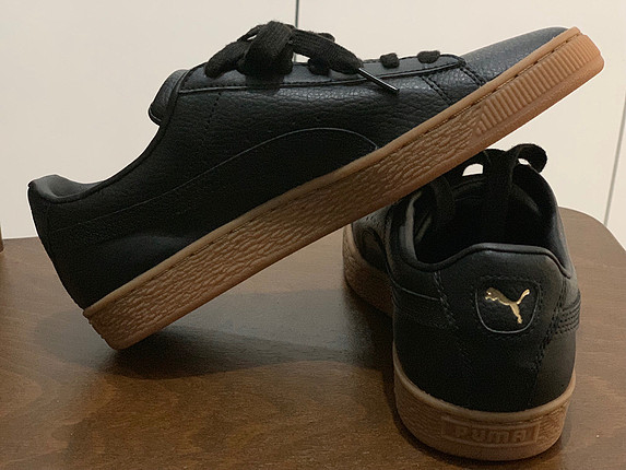 39 Beden siyah Renk Puma Siyah Spor Ayakkabı 