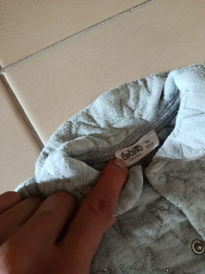 Gri Bebek Tulum, Kürklü Detaylı - Görsel 2