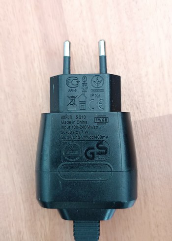 BRAUN TRAŞ MAKİNESİ ŞARJ ADAPTÖRÜ SERİES 7 UYUMLU 12V400Mah