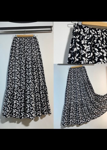 Renkli Pilili Uzun Bohem Etek - Görsel 5